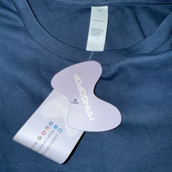 Half Sleeve Crew Neck Bodysuit 3/4 Sleeve navy slim fit brand new tummy control - Picture 10 of 10